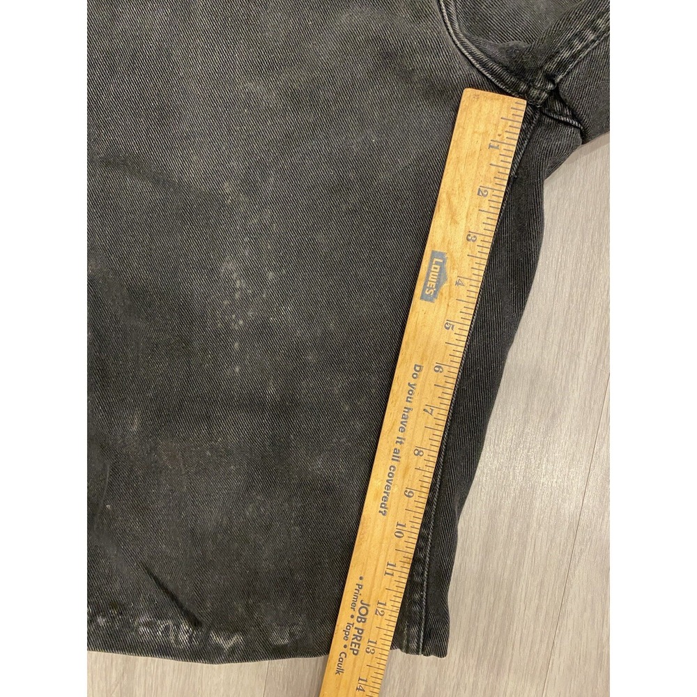 Southpole Shorts Mens 32 Black Denim Baggy Hip Hop Rap Wide Leg Streetwear‎ Y2K - Picture 4 of 10